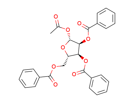 1-O-Acetyl-2,3,5-tri-O-benzoyl-b-L-ribofuranose CAS No.3080-30-6
