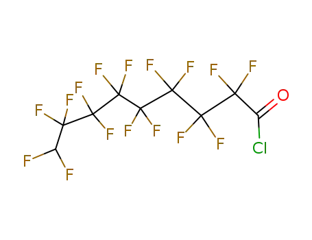 Molecular Structure of 423-95-0 (9H-HEXADECAFLUORONONANOYL CHLORIDE)