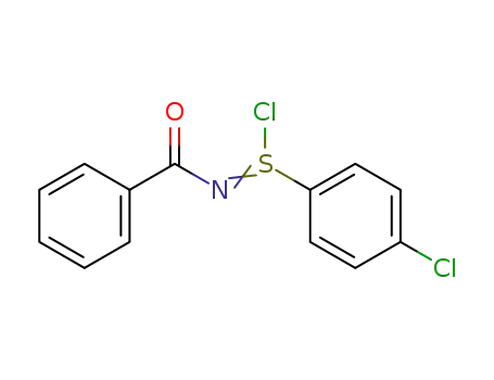 Molecular Structure of 71151-37-6 (p-chlorobenzene(N-benzoyl)iminosulfinyl chloride)