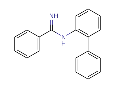 Molecular Structure of 77740-05-7 (Benzenecarboximidamide, N-[1,1'-biphenyl]-2-yl-)