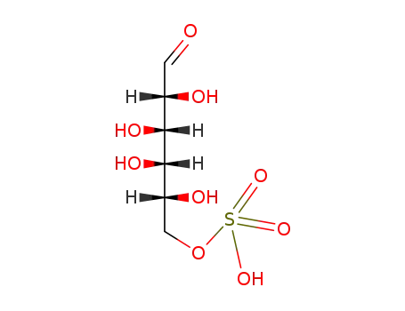 Molecular Structure of 56614-20-1 (L-Galactose, 6-(hydrogen sulfate))