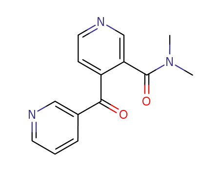 Molecular Structure of 77924-13-1 (N,N-Dimethyl-4-(pyridine-3-carbonyl)-nicotinamide)
