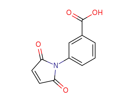 Molecular Structure of 17057-07-7 (3-(2,5-DIOXO-2,5-DIHYDRO-PYRROL-1-YL)-BENZOIC ACID)