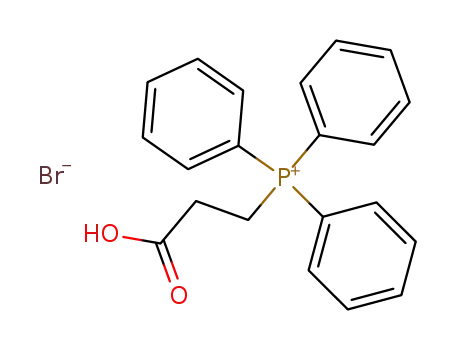 Molecular Structure of 51114-94-4 ((2-Carboxyethyl)triphenylphosphonium bromide)