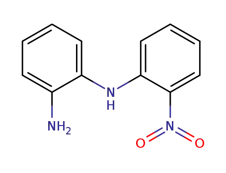 Molecular Structure of 2055-56-3 (1,2-Benzenediamine, N-(2-nitrophenyl)-)