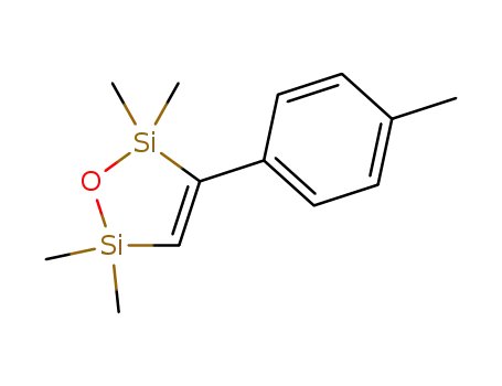 Molecular Structure of 1313025-71-6 (2,2,5,5-tetramethyl-3-p-tolyl-2,5-dihydro-1,2,5-oxadisilole)