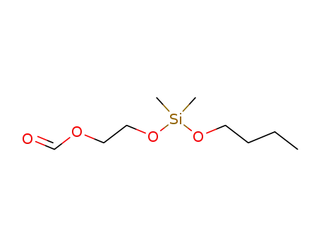 Molecular Structure of 134284-02-9 (Formic acid 2-(butoxy-dimethyl-silanyloxy)-ethyl ester)