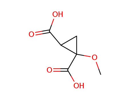 Molecular Structure of 861616-82-2 (1-methoxy-cyclopropane-1,2-dicarboxylic acid)
