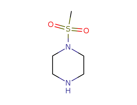 Molecular Structure of 55276-43-2 (1-METHANESULFONYL-PIPERAZINE)