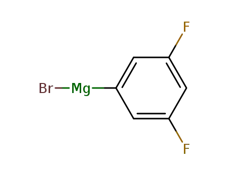 Molecular Structure of 62351-47-7 (3,5-DIFLUOROPHENYLMAGNESIUM BROMIDE)