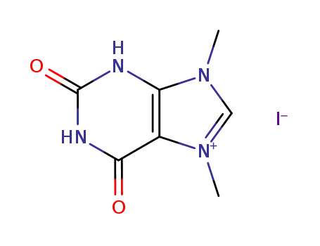 Molecular Structure of 86180-29-2 (7,9-dimethylxanthinium iodide)