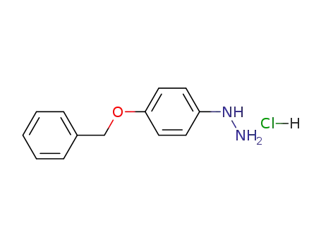 Molecular Structure of 55974-70-4 (4-BENZYLOXYPHENYLHYDRAZINE HYDROCHLORIDE)