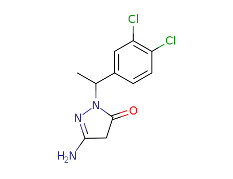 3H-Pyrazol-3-one,5-amino-2-[1-(3,4-dichlorophenyl)ethyl]-2,4-dihydro-