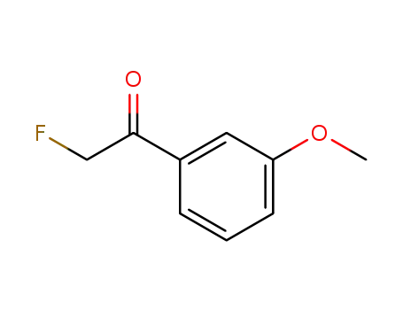Molecular Structure of 85465-50-5 (Ethanone, 2-fluoro-1-(3-methoxyphenyl)- (9CI))
