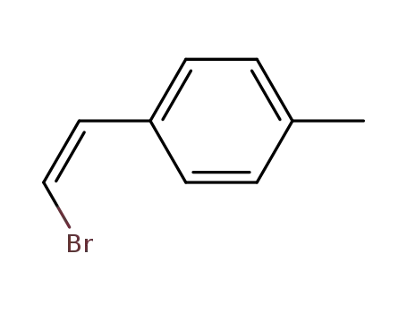 Molecular Structure of 73839-44-8 (Benzene, 1-[(1Z)-2-bromoethenyl]-4-methyl-)