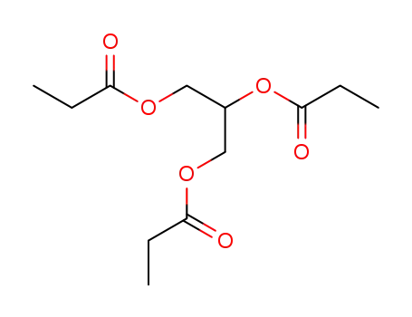 Molecular Structure of 139-45-7 (Tripropionin)