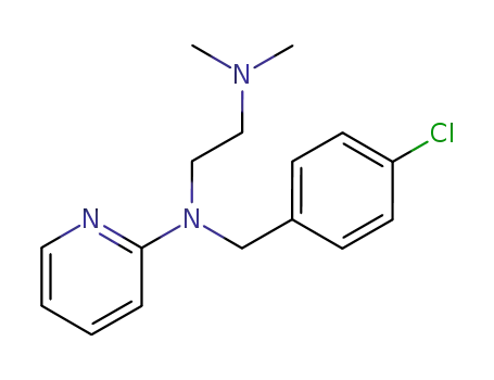 Molecular Structure of 59-32-5 (Chloropyramine)