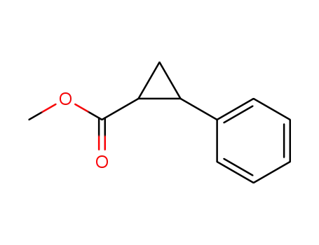 Molecular Structure of 20030-70-0 (METHYL 2-PHENYLCYCLOPROPANECARBOXYLATE)