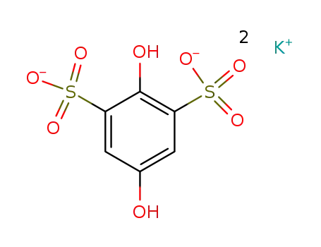 Dipotassium 2,5-dihydroxybenzene-1,3-disulphonate