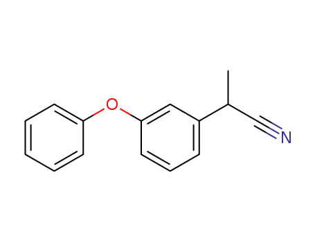 Molecular Structure of 32852-95-2 (2-(3-phenoxyphenyl)propiononitrile)