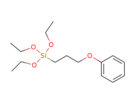 Molecular Structure of 58096-84-7 (triethoxy(3-phenoxypropyl)silane)