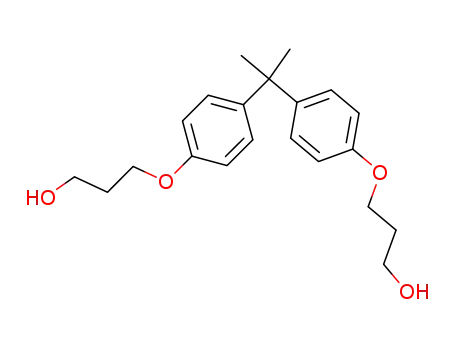 Molecular Structure of 20464-36-2 (3,3'-[isopropylidenebis(p-phenyleneoxy)]dipropanol)