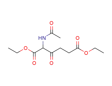 Molecular Structure of 839724-53-7 (diethyl 2-acetylamino-3-oxohexanedioate)
