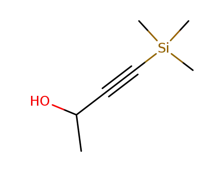Molecular Structure of 6999-19-5 (4-TRIMETHYLSILYL-3-BUTYN-2-OL)