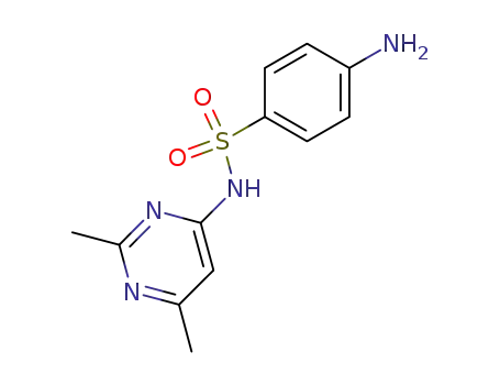 Molecular Structure of 515-64-0 (SULFISOMIDINE)