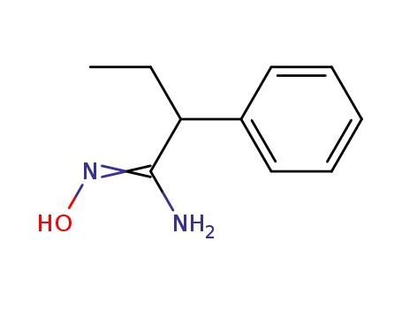Molecular Structure of 42404-24-0 (alpha-ethyl-N-hydroxybenzeneacetamidine)