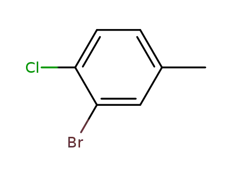 Molecular Structure of 57310-39-1 (3-Bromo-4-chlorotoluene)
