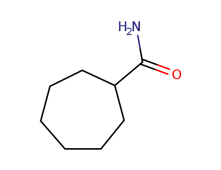 Molecular Structure of 1459-39-8 (Cycloheptanecarboxamide)