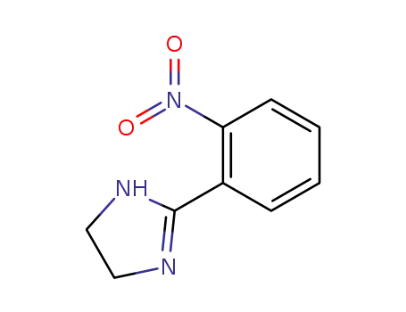 Molecular Structure of 79831-34-8 (1H-Imidazole, 4,5-dihydro-2-(2-nitrophenyl)-)