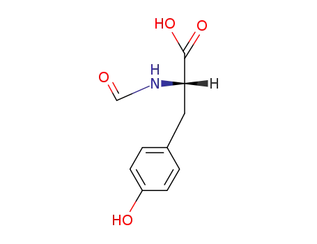 Molecular Structure of 13200-86-7 (N-FORMYL-L-TYROSINE)