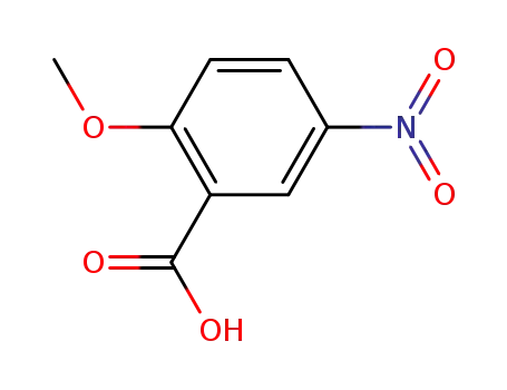 Molecular Structure of 40751-89-1 (2-METHOXY-5-NITROBENZOIC ACID)