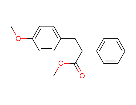 Benzenepropanoic acid,4-methoxy-a-phenyl-, methyl ester cas  5448-41-9