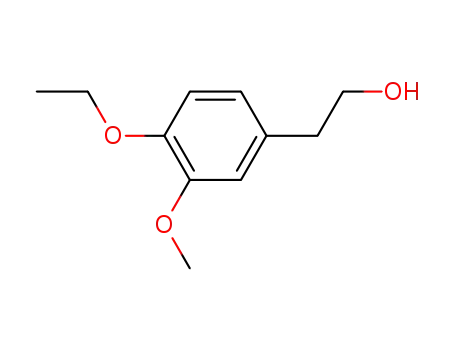 Molecular Structure of 77891-29-3 (4-ethoxy-3-methoxyphenethyl alcohol)