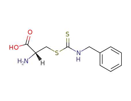 Molecular Structure of 35446-36-7 (S-[N-BENZYL(THIOCARBAMOYL)]-L-CYSTEINE)