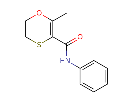 5234-68-4,Vitavax,1-Oxa-2-methyl-3-(anilidocarbonyl)-4-thiacyclohex-2-ene;2,3-Dihydro-5-carboxanilido-6-methyl-1,4-oxathiin;2,3-Dihydro-6-methyl-1,4-oxathiin-5-carboxanilide;2,3-Dihydro-6-methyl-1,4-oxathiine-5-carboxylic acid anilide;5,6-Dihydro-2-methyl-1,4-oxathiin-3-carboxanilide;Carbathiin;Carboxine;Fenoxan;Karboxyn;N-Phenyl-2-methyl-5,6-dihydrooxathiin-3-carboxamide;NSC 263492;Vitavax 735D;Vitavax 75W;Vitavax EC 200;Carboxin;