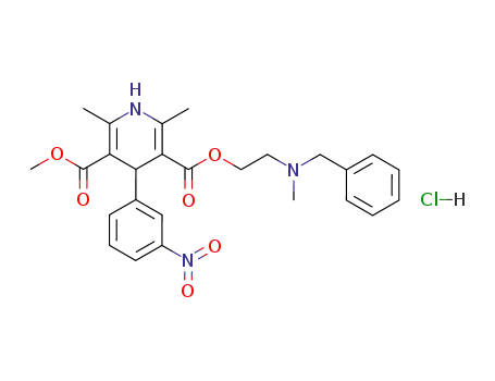 Molecular Structure of 54527-84-3 (Nicardipine hydrochloride)