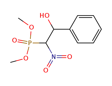 Molecular Structure of 78728-63-9 (dimethyl 2-hydroxy-1-nitro-2-phenylethylphosphonate)