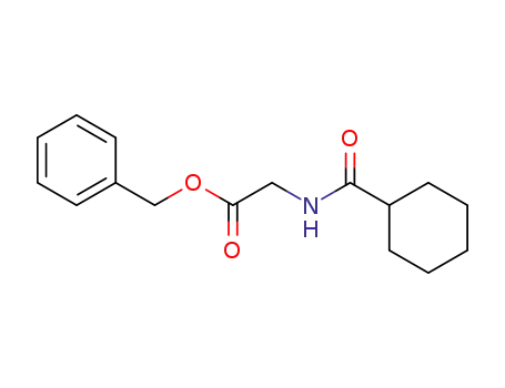 Molecular Structure of 243139-85-7 (phenylmethyl 2-(cyclohexylcarbonylamino)acetate)