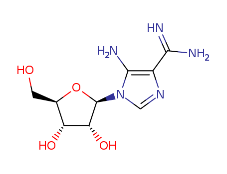 1H-Imidazole-4-carboximidamide,5-amino-1-b-D-ribofuranosyl- cas  24808-47-7