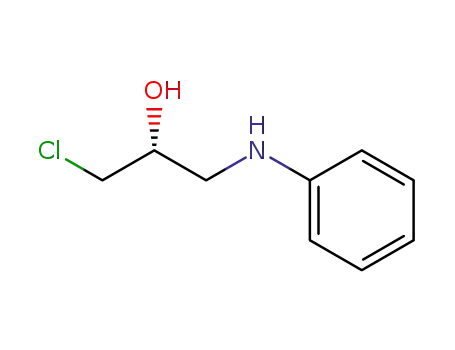 Molecular Structure of 195455-98-2 ((R)-(+)-N-(3-chloro-2-hydroxypropyl)aniline)