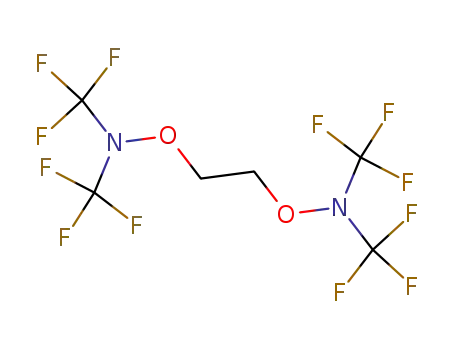 Molecular Structure of 6141-70-4 (1,2-bis<N,N-bis(trifluoromethyl)amino-oxy>ethane)