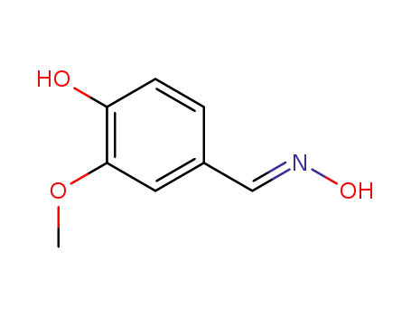 Molecular Structure of 134283-49-1 ((E)-4-hydroxy-3-methoxybenzaldehyde oxime)