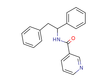 3-Pyridinecarboxamide,N-(1,2-diphenylethyl)-