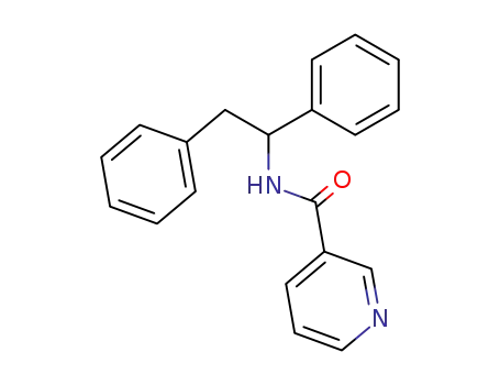 Molecular Structure of 553-06-0 (N-(1,2-diphenylethyl)nicotinamide)