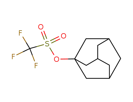 Molecular Structure of 77418-99-6 (1-adamantyl trifluoromethanesulfonate)