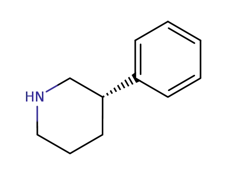 Molecular Structure of 59349-71-2 ((S)-3-Phenylpiperidine)